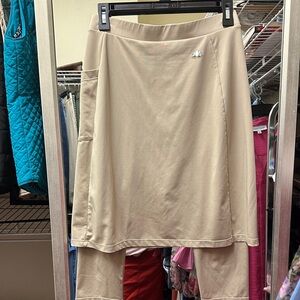 Chic Beige A-Line Skirt